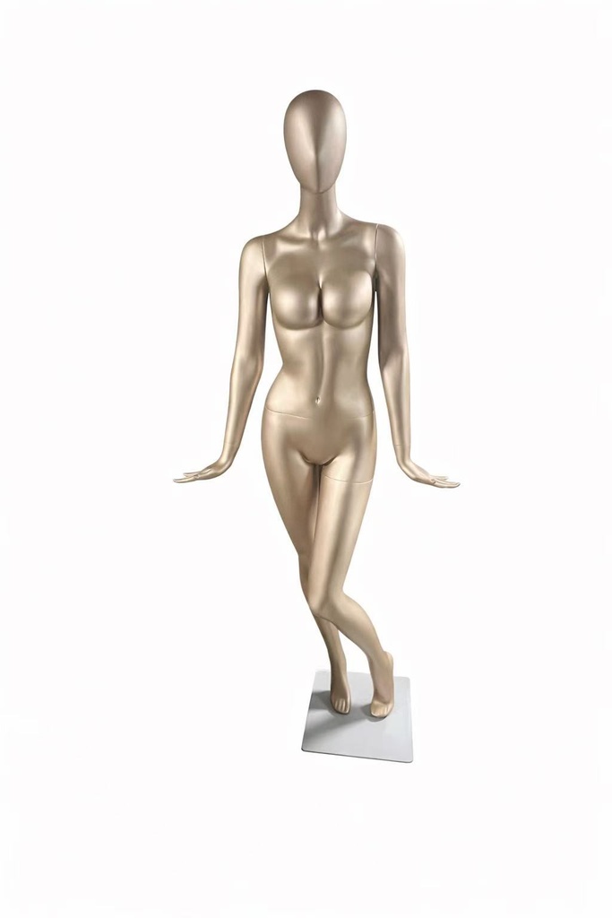 Manekin Bronze Femra Plastik